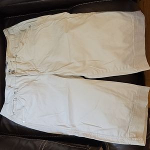 NWOT Beige Stone Capri Pants Sz. 8